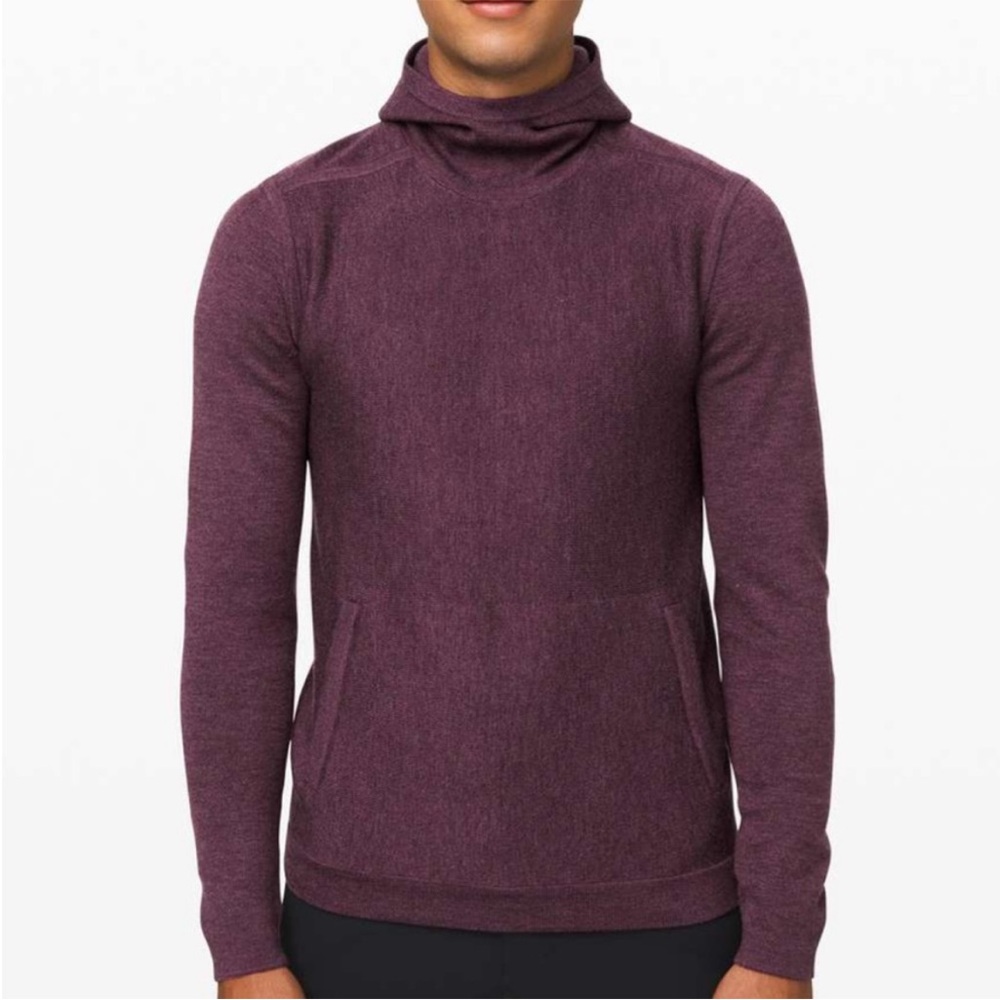 Lululemon Alpine Air Pullover Hoodie *Heathered Black Cherry